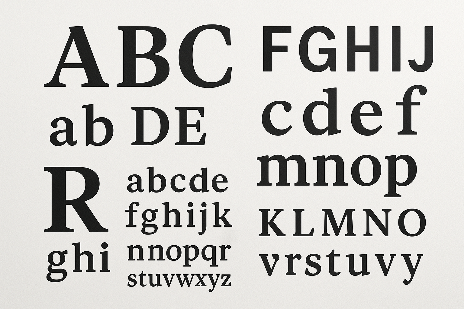 Ilustracja wyboru fontów w projektowaniu stron internetowych – ilustracja artykułu