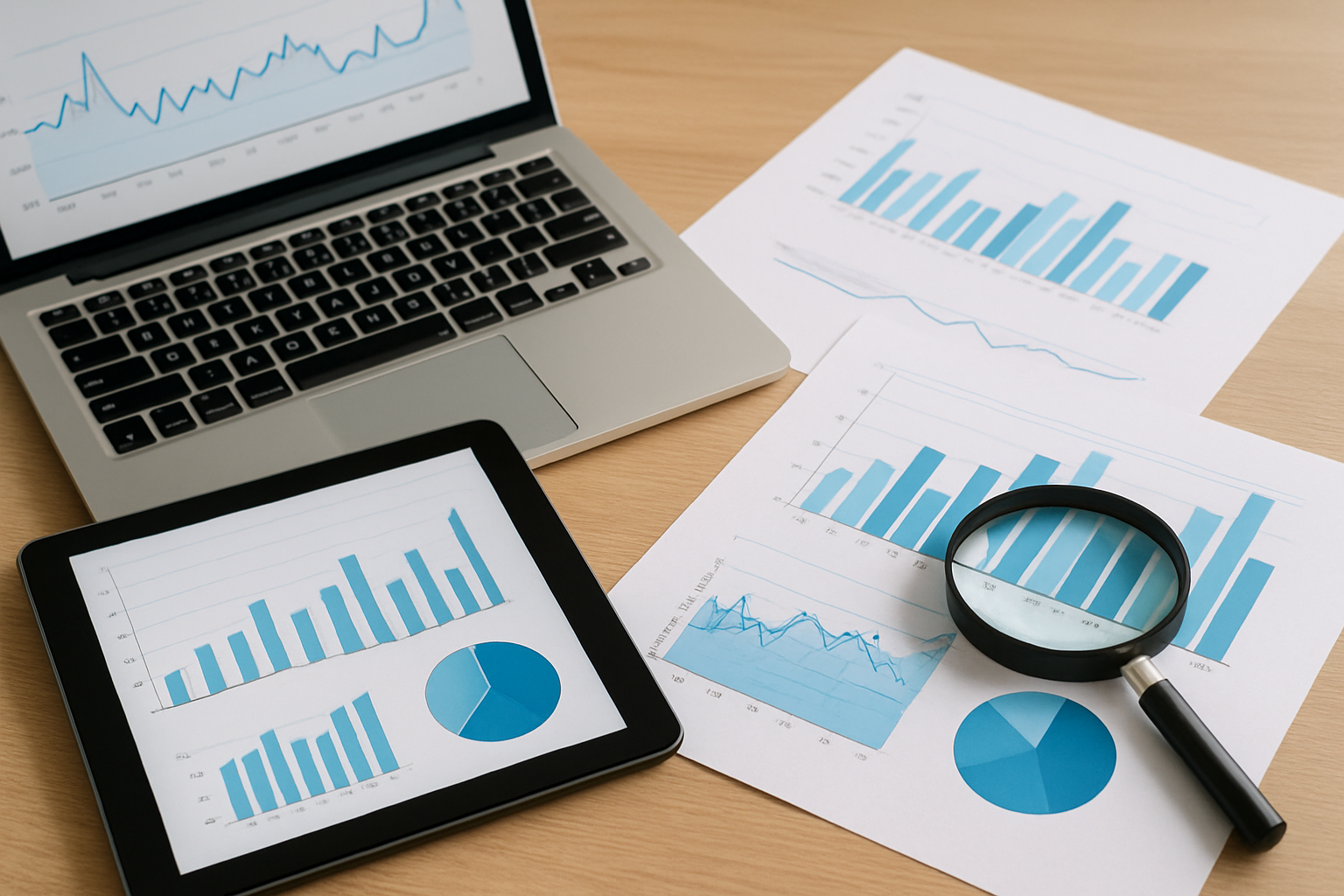 Analiza ruchu organicznego po aktualizacji Google z wykresami i wykresami SEO – ilustracja artykułu