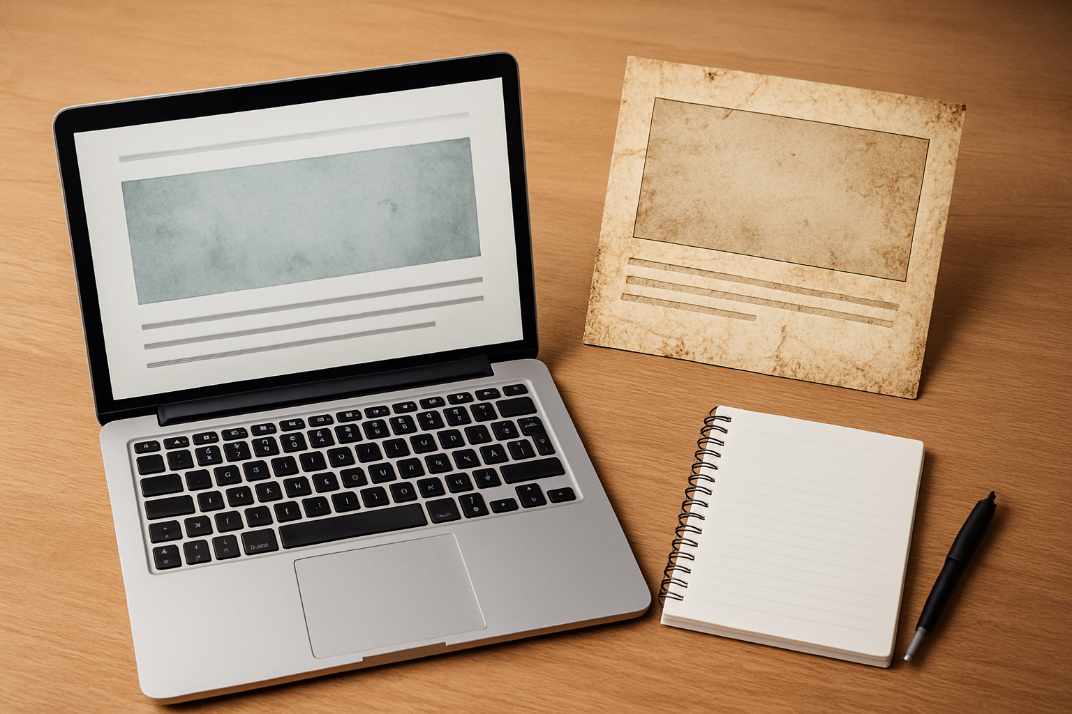 Ilustracja symbolizująca odnowienie i wzrost treści w content marketingu oraz SEO – ilustracja artykułu