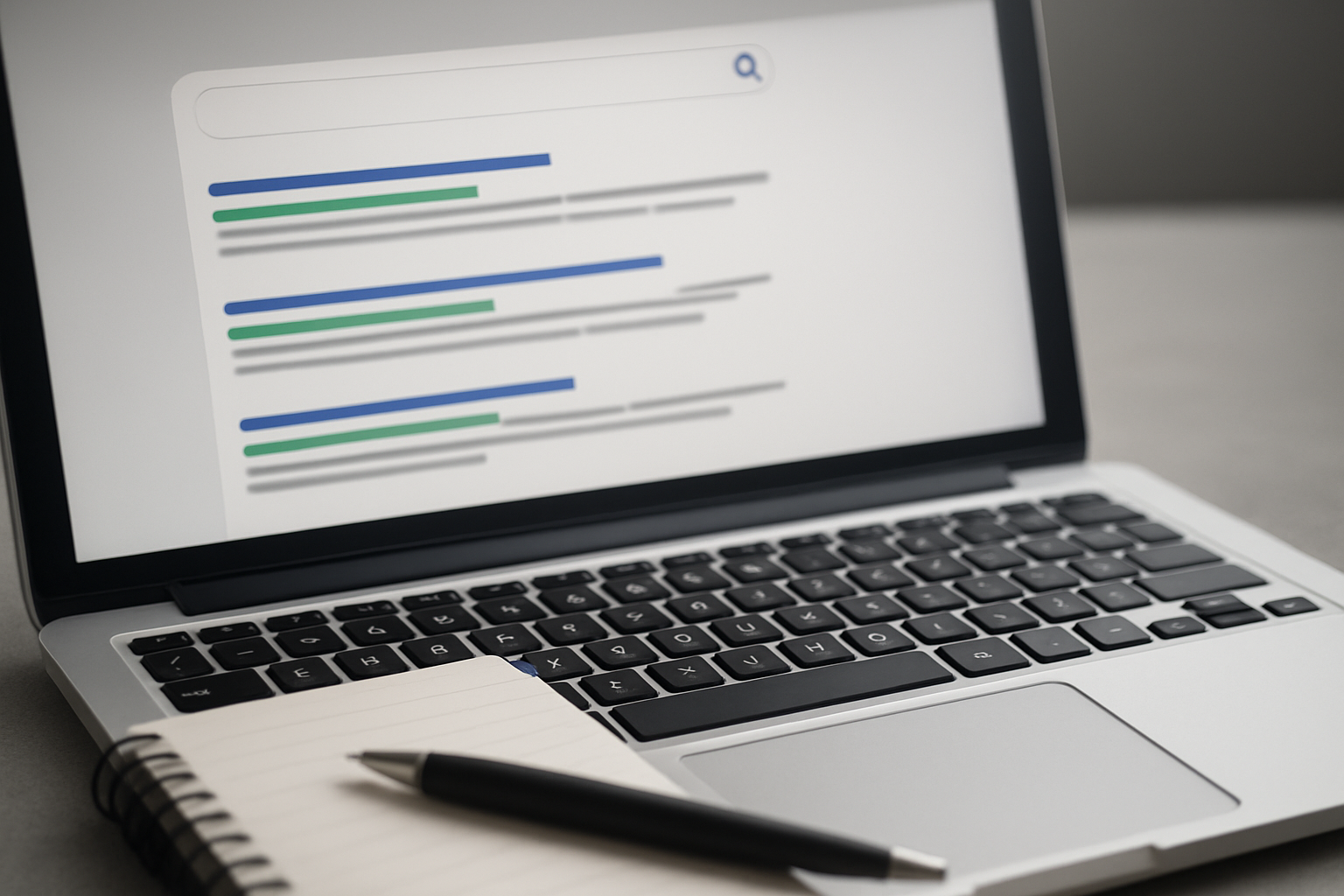 Ilustracja przedstawiająca zoptymalizowany meta opis zwiększający CTR na stronie internetowej – ilustracja artykułu