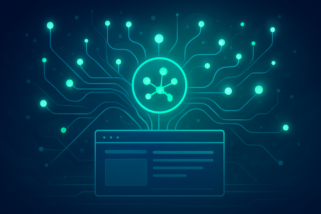 Ilustracja automatyzacji obsługi leadów na stronie WordPress