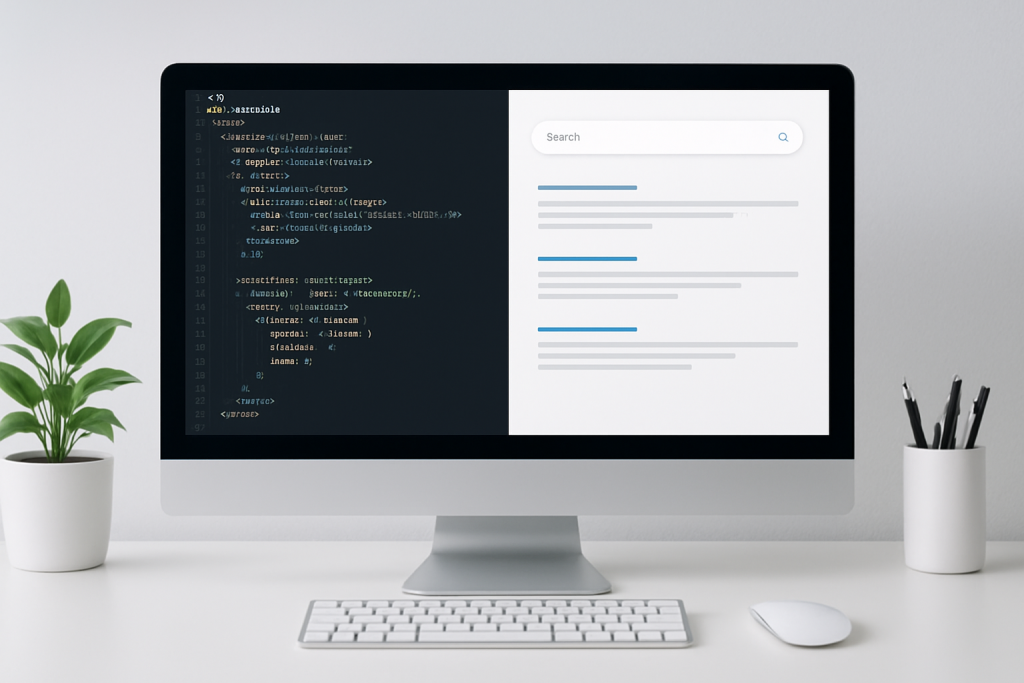 Przykład kodu danych strukturalnych schema na stronie internetowej